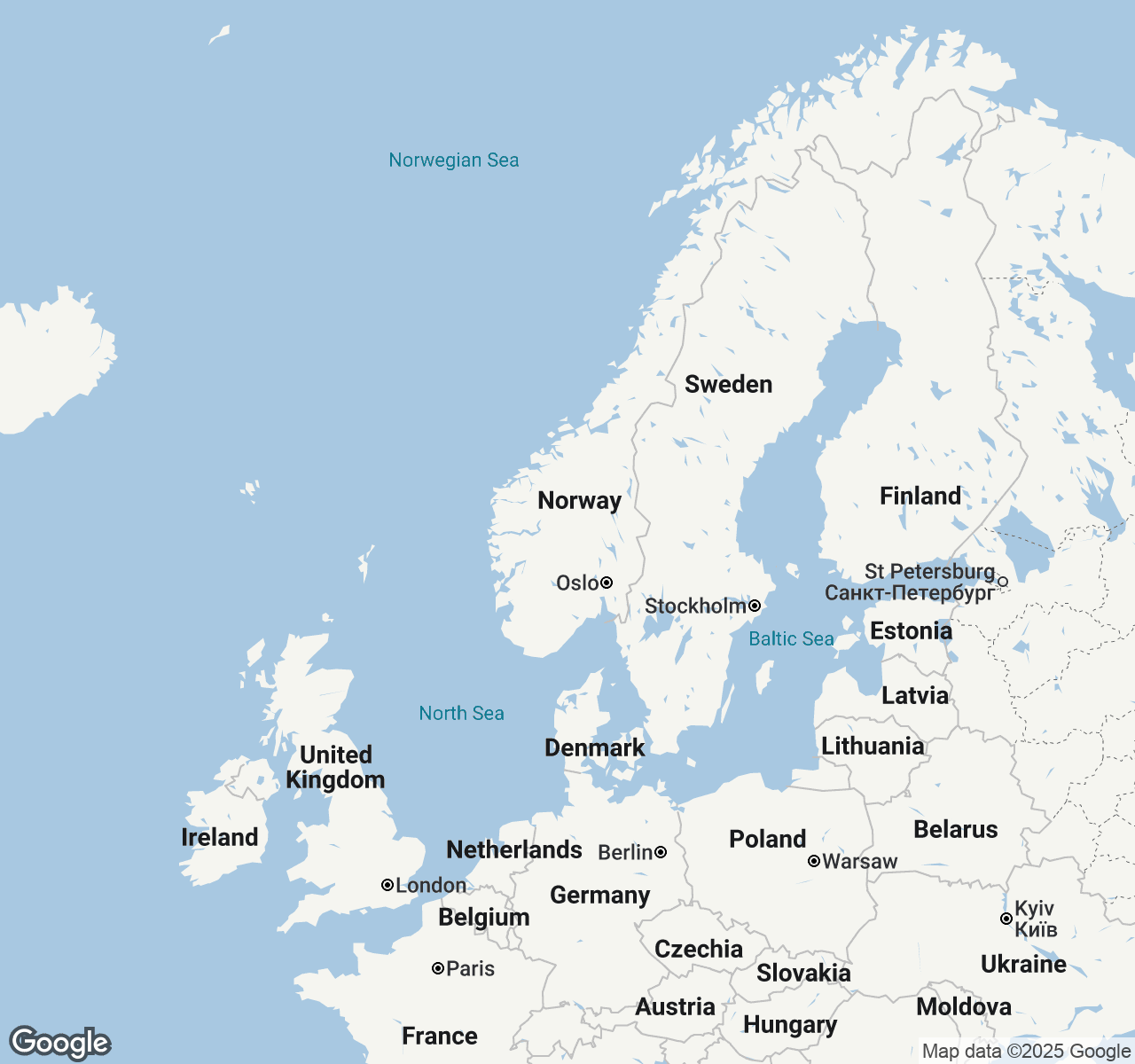 Map of Norway