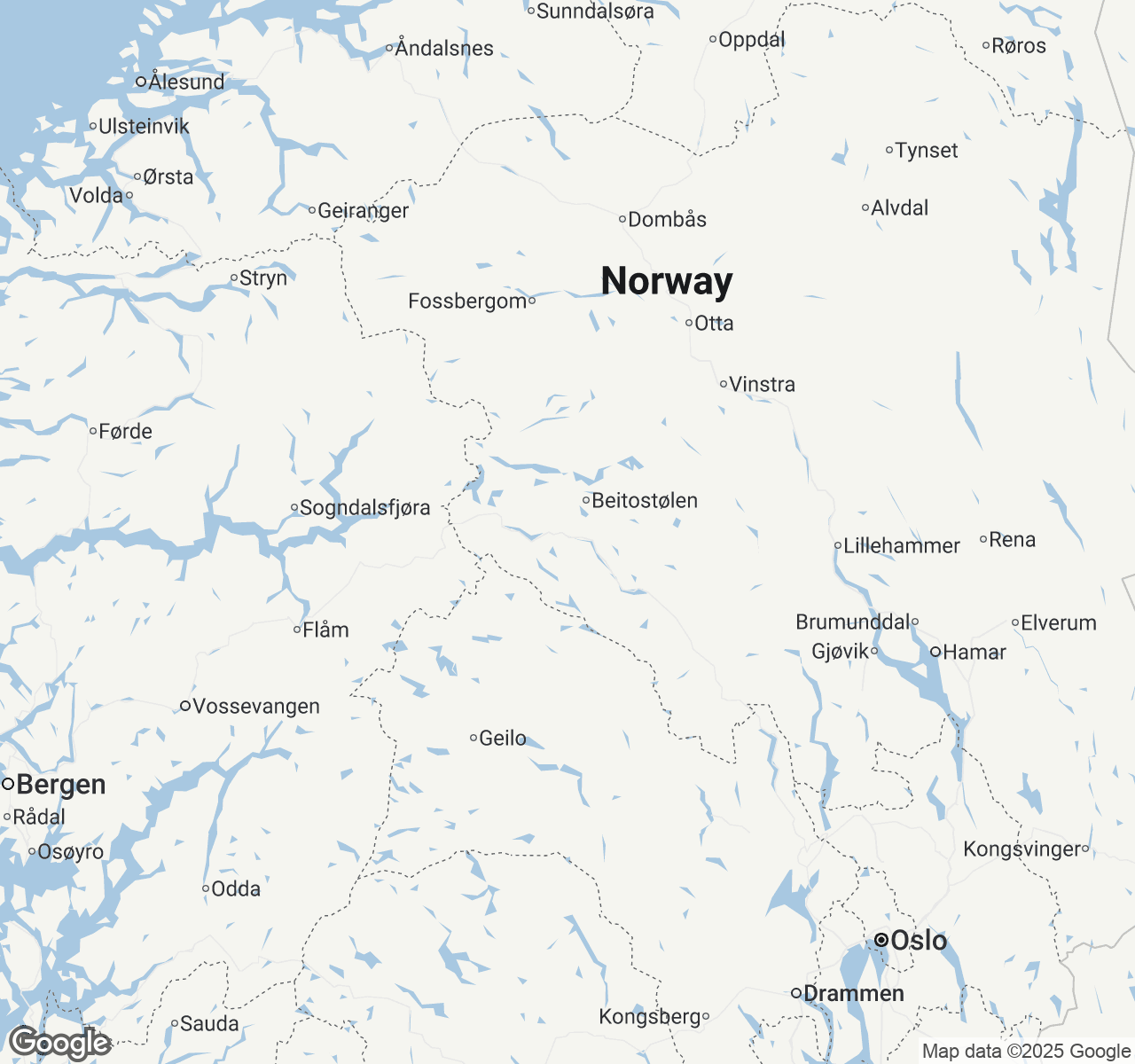 Map of Norway